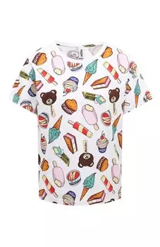 Хлопковая футболка Moschino