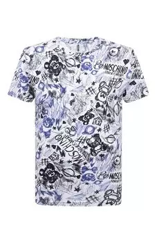 Хлопковая футболка Moschino