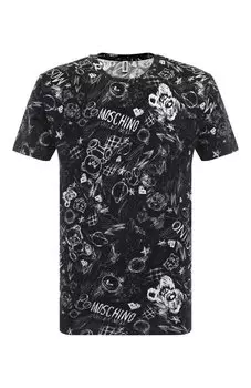 Хлопковая футболка Moschino