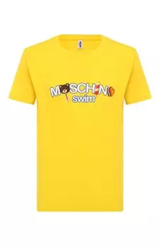 Хлопковая футболка Moschino