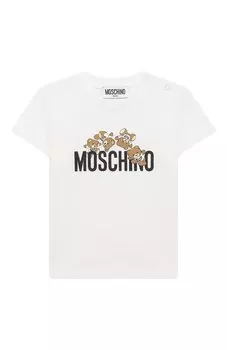 Хлопковая футболка Moschino