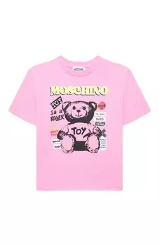 Хлопковая футболка Moschino