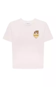 Хлопковая футболка Moschino