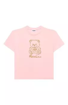 Хлопковая футболка Moschino