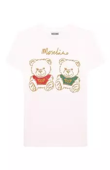 Хлопковая футболка Moschino