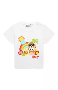 Хлопковая футболка Moschino