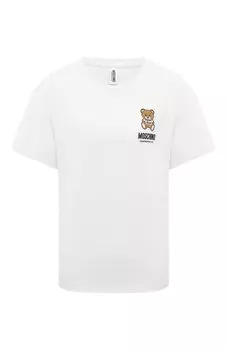 Хлопковая футболка Moschino