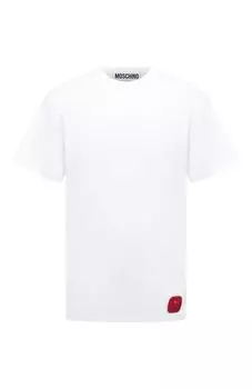 Хлопковая футболка Moschino