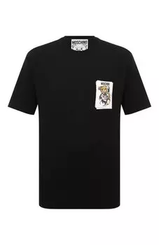Хлопковая футболка Moschino