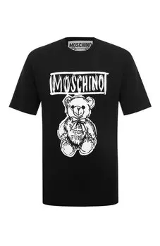 Хлопковая футболка Moschino