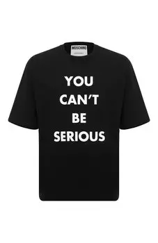 Хлопковая футболка Moschino