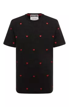 Хлопковая футболка Moschino