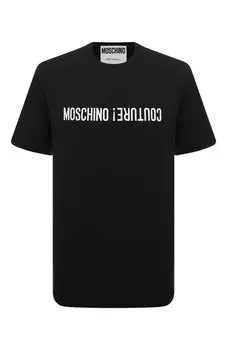 Хлопковая футболка Moschino