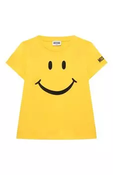 Хлопковая футболка Moschino