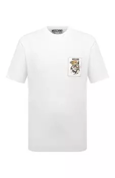 Хлопковая футболка Moschino