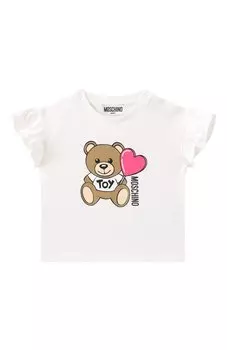 Хлопковая футболка Moschino