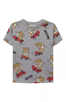 Хлопковая футболка Moschino