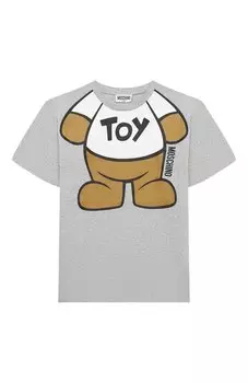 Хлопковая футболка Moschino