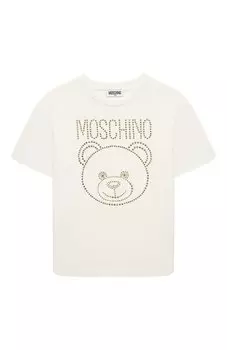 Хлопковая футболка Moschino