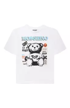 Хлопковая футболка Moschino