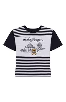 Хлопковая футболка Moschino