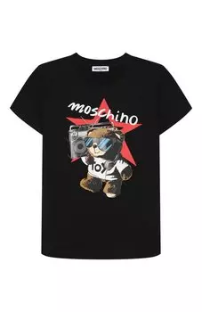 Хлопковая футболка Moschino