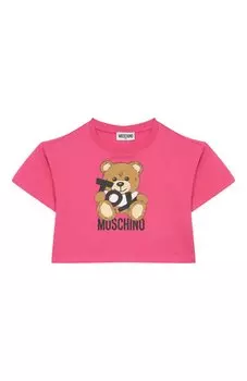 Хлопковая футболка Moschino
