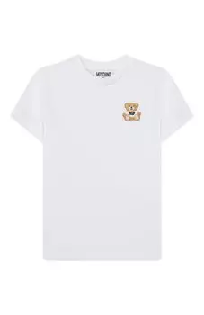 Хлопковая футболка Moschino