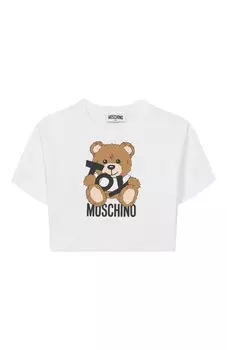 Хлопковая футболка Moschino