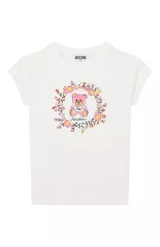 Хлопковая футболка Moschino