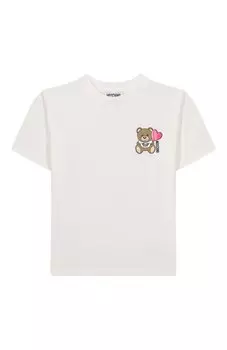 Хлопковая футболка Moschino