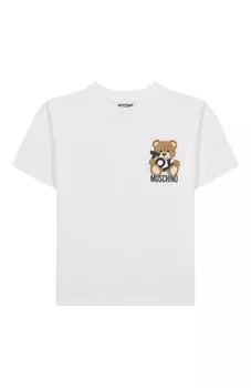 Хлопковая футболка Moschino