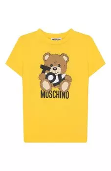Хлопковая футболка Moschino
