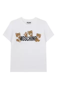 Хлопковая футболка Moschino