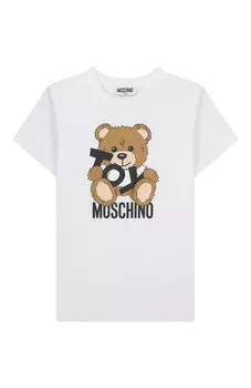 Хлопковая футболка Moschino