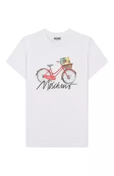 Хлопковая футболка Moschino