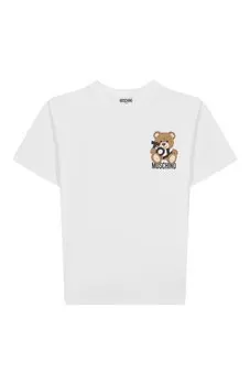 Хлопковая футболка Moschino