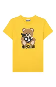 Хлопковая футболка Moschino