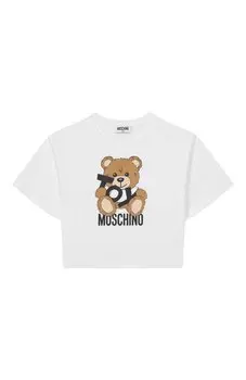 Хлопковая футболка Moschino