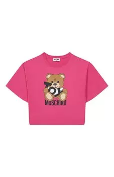 Хлопковая футболка Moschino