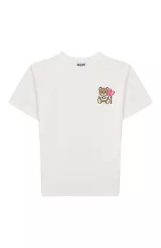 Хлопковая футболка Moschino