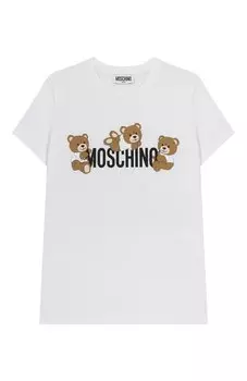 Хлопковая футболка Moschino