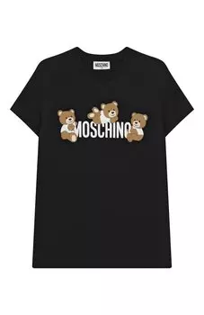 Хлопковая футболка Moschino