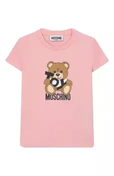Хлопковая футболка Moschino