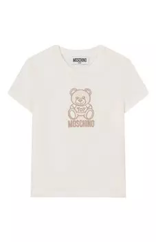 Хлопковая футболка Moschino