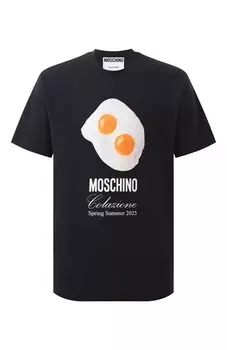 Хлопковая футболка Moschino