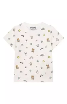 Хлопковая футболка Moschino