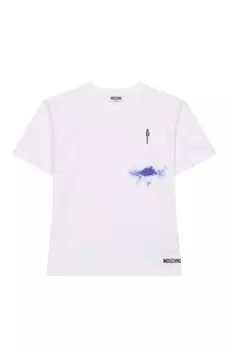 Хлопковая футболка Moschino