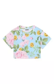 Хлопковая футболка Moschino