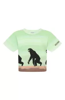 Хлопковая футболка Moschino